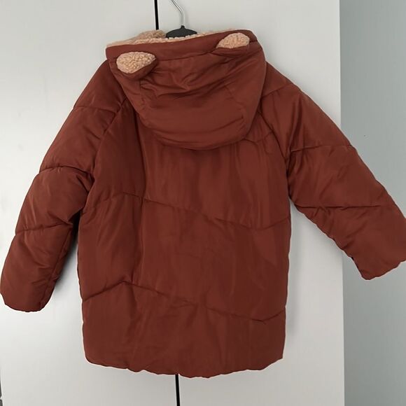 Zara toddler teddy bear fleece lined jacket - Picture 3 of 4